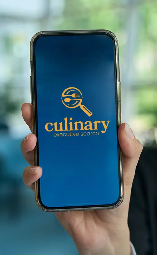 Culinary Executive Search | Top Restaurant Industry Talent Acquisition_Logo on Smartphone